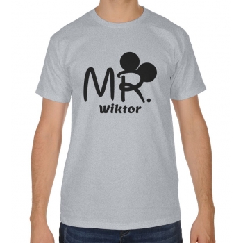 Zestaw koszulka męska + body Mr Mickey + imię